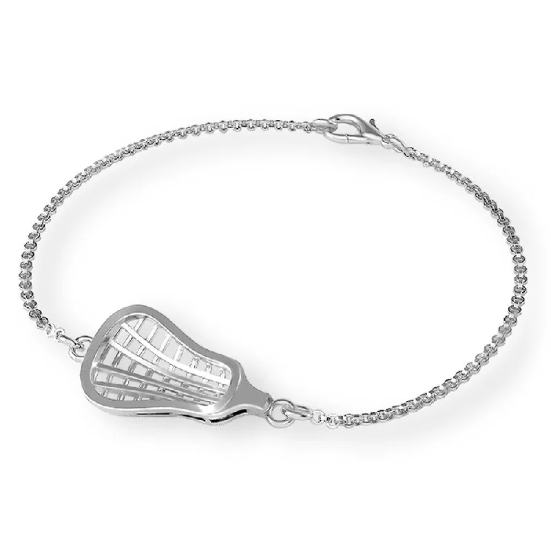 Spring clasp bracelets-Lacrosse Head Chain Bracelet