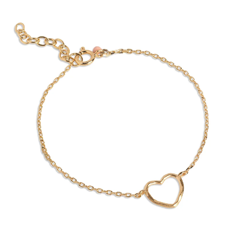 Monogram bangles-Bracelet, Organic Heart