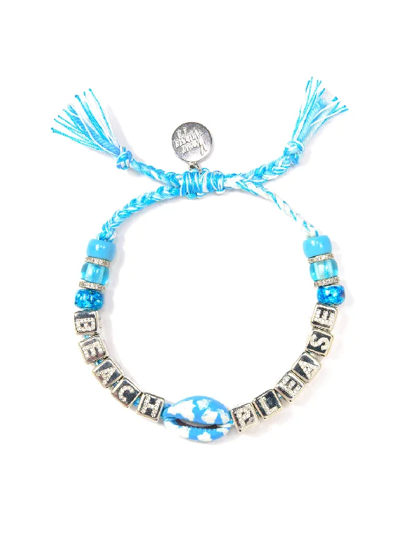 Painted enamel bracelets-CLOUD NINE BRACELET (BEACH PLEASE)