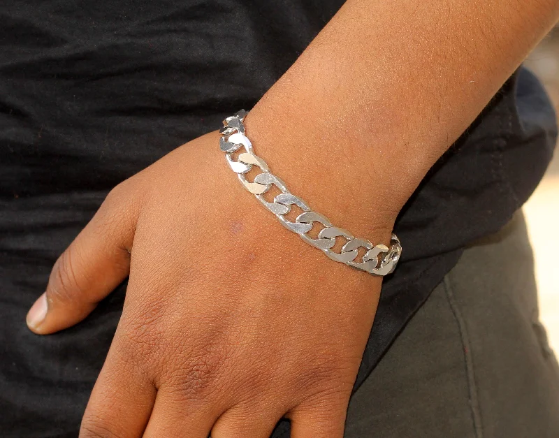 Rough cuff bracelets-German Silver Bracelet